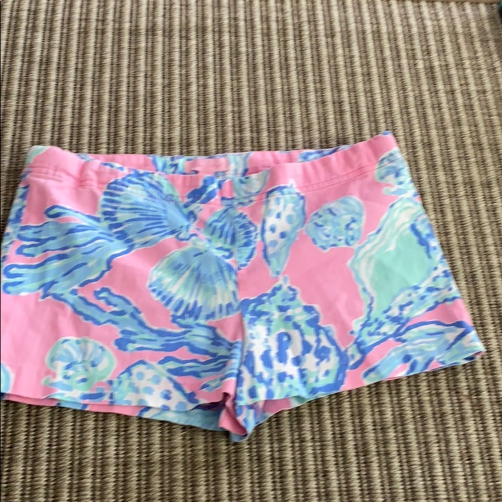 lilly pullitzer shorts!!  kids size 14